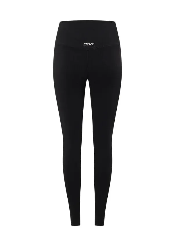 Lotus No Chafe Full Length Leggings - Black