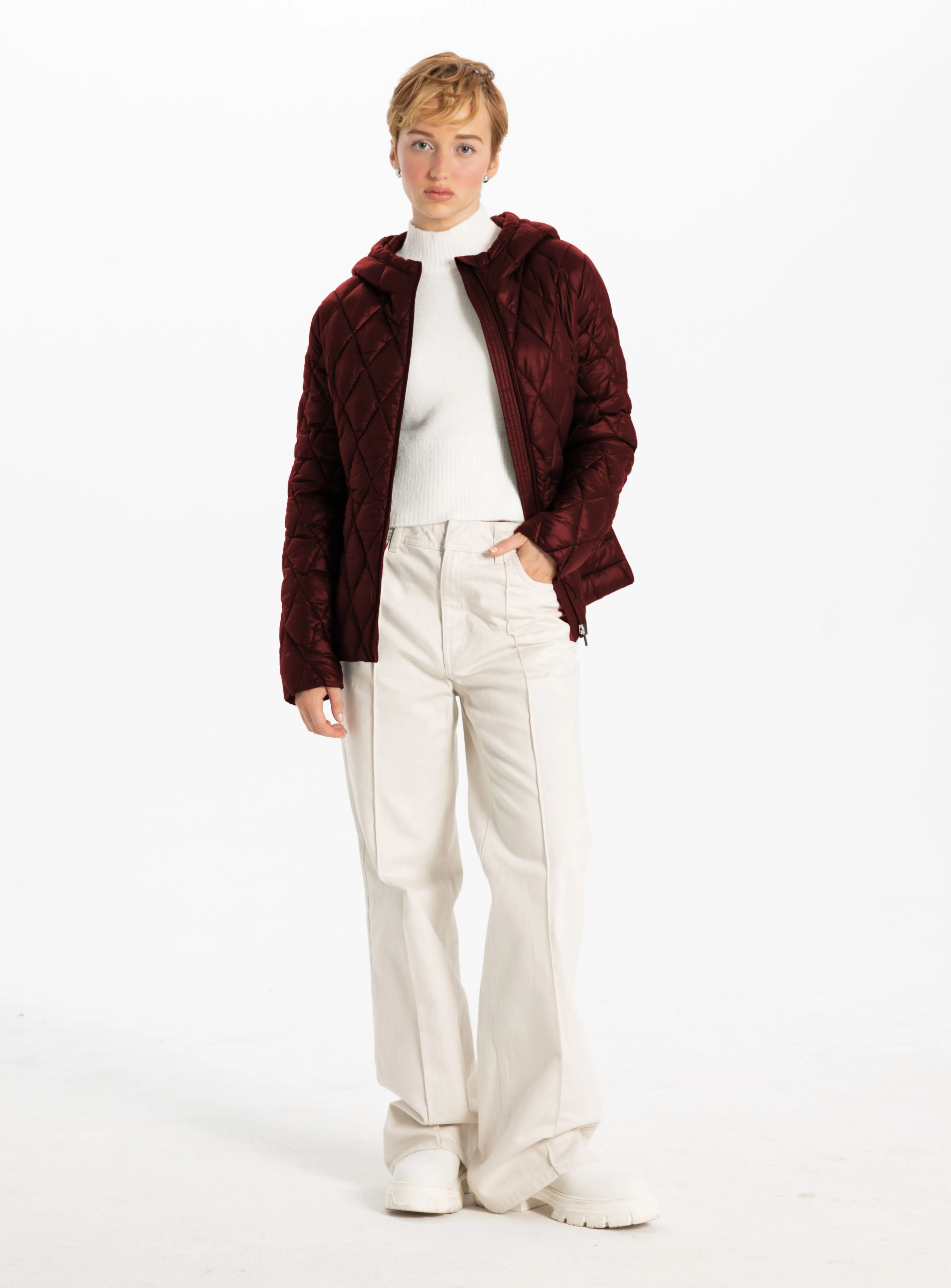 LOUISEVILLE | Modern Diamond Quilt Jacket ||LOUISEVILLE |Quilt Moderne en Diamants