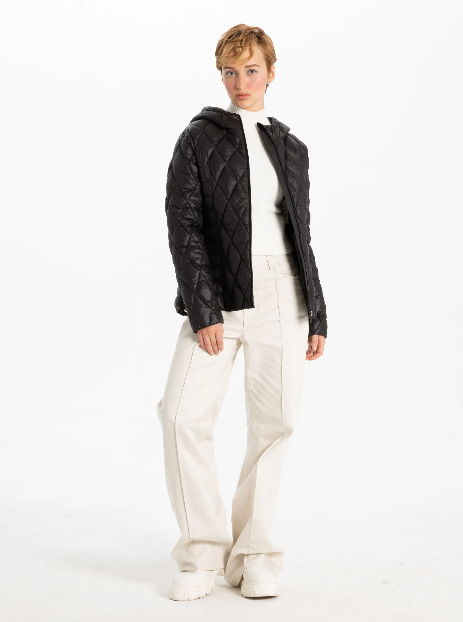 LOUISEVILLE | Modern Diamond Quilt Jacket ||LOUISEVILLE |Quilt Moderne en Diamants