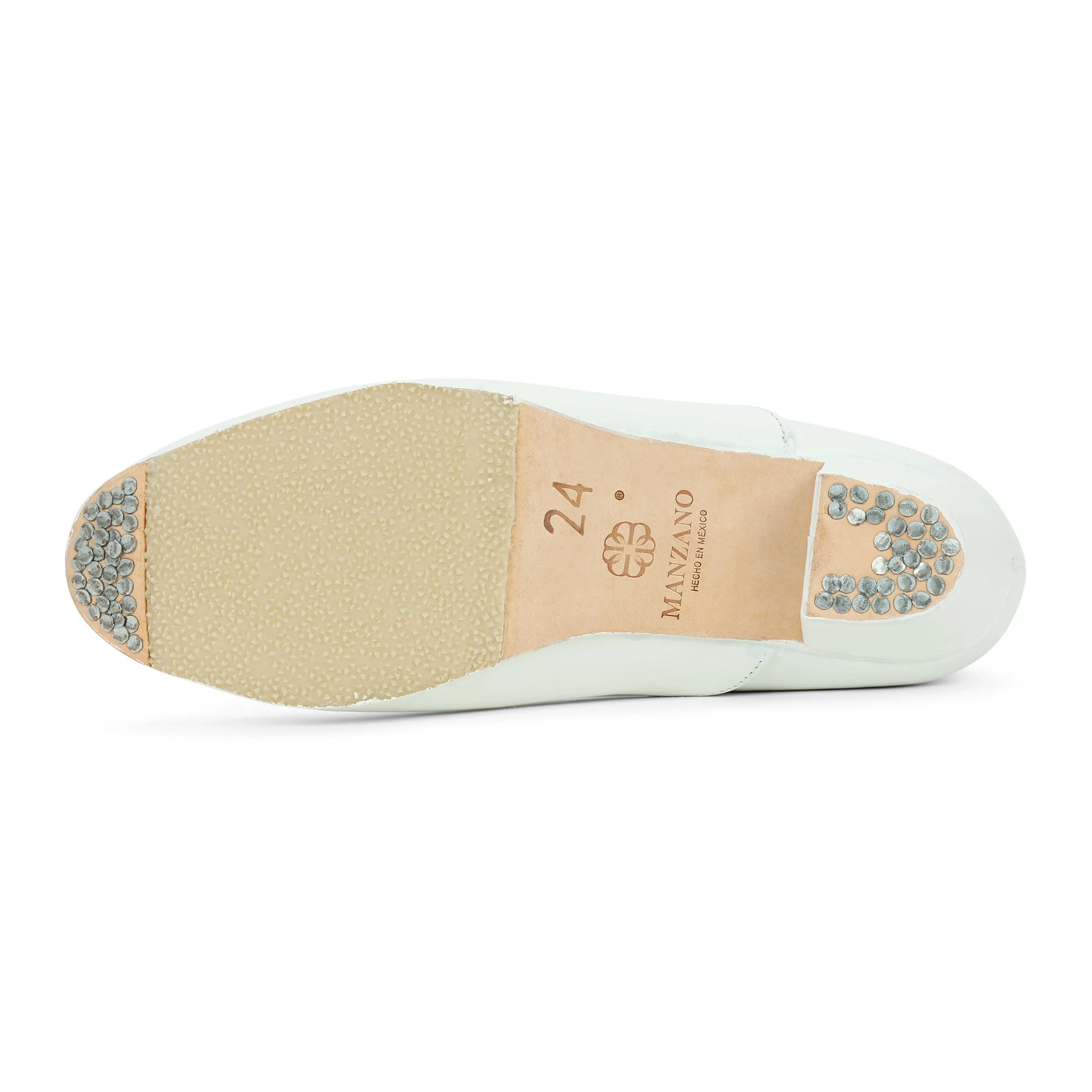 Manzano 470 Kids Folklorico Shoes with Nails, Leather, 4cm Heel