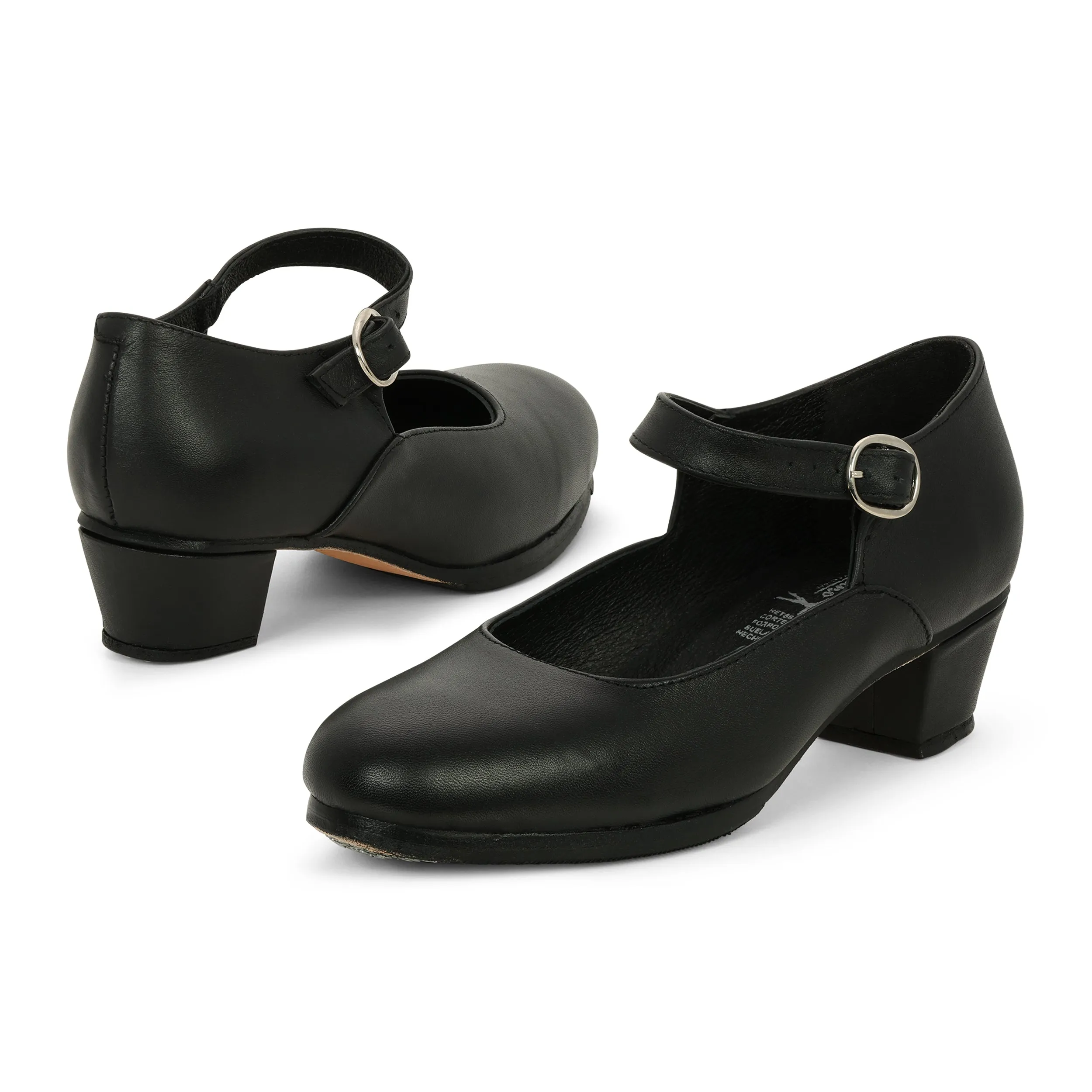 Manzano 470 Kids Folklorico Shoes with Nails, Leather, 4cm Heel