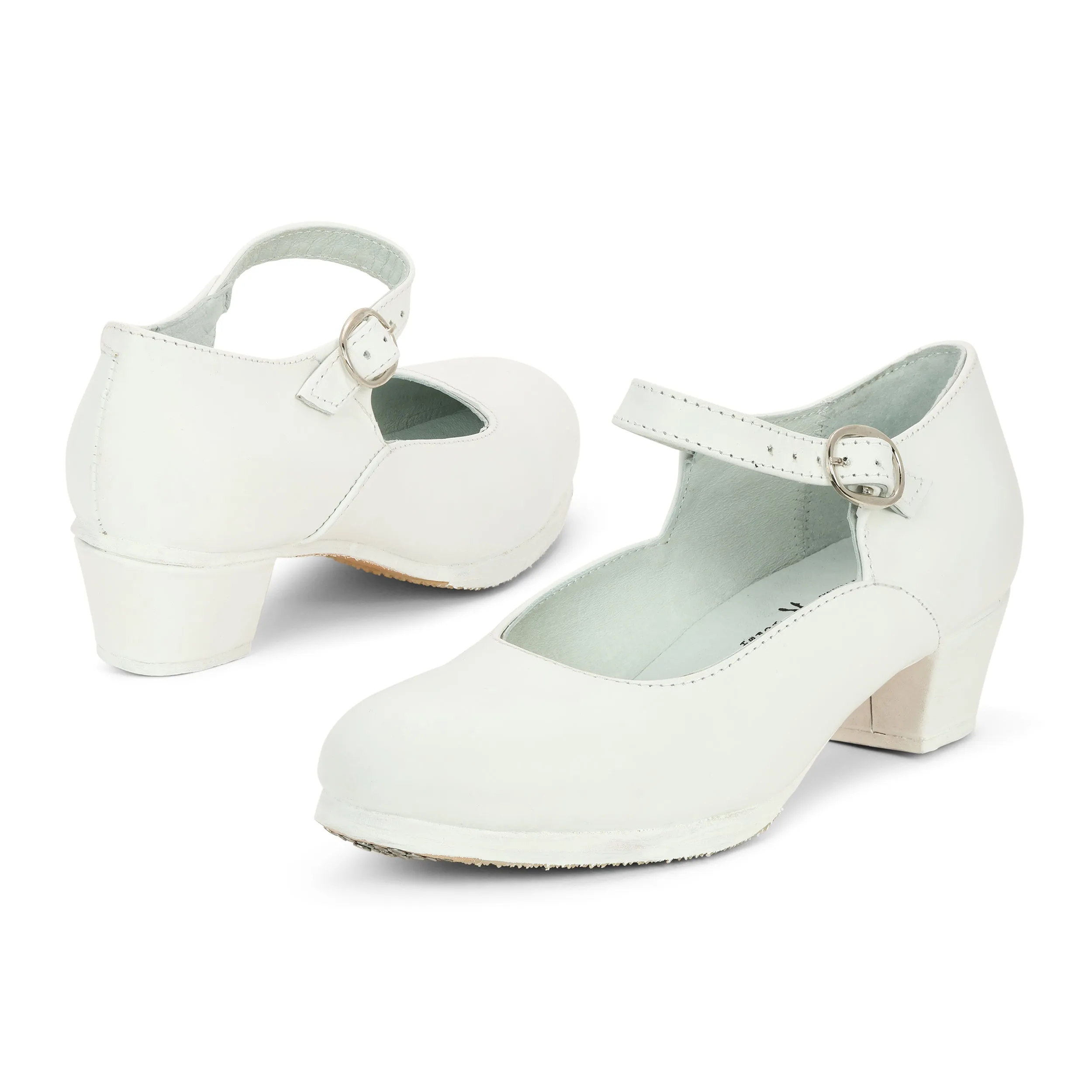 Manzano 470 Kids Folklorico Shoes with Nails, Leather, 4cm Heel