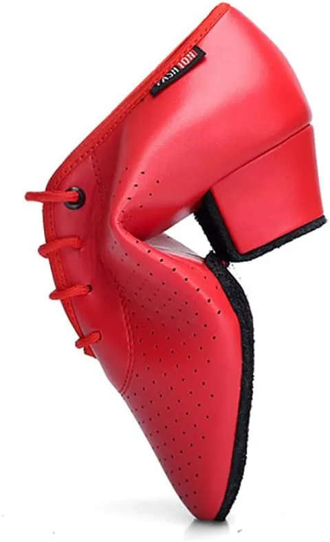 Mens Boys Latin Dance Shoes Lace-up Ballroom Shoes Tango Waltz Salsa Professional Modern Dance Performance Shoes