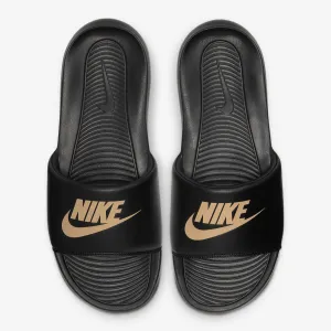 Men's Nike Victori One Slides "Black Metallic Gold" (CN9675-006)