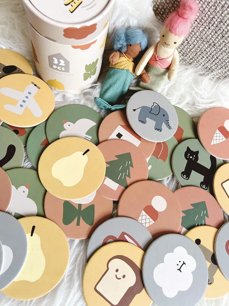  Morning Deer memory card game