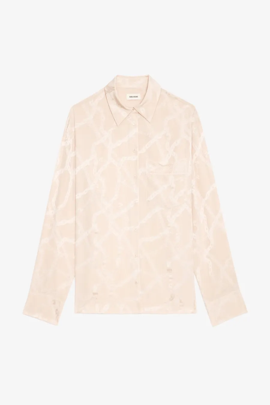 Morning Silk Jacquard Shirt Sweet