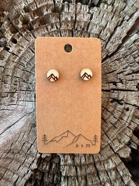 Mountain Earring Stud