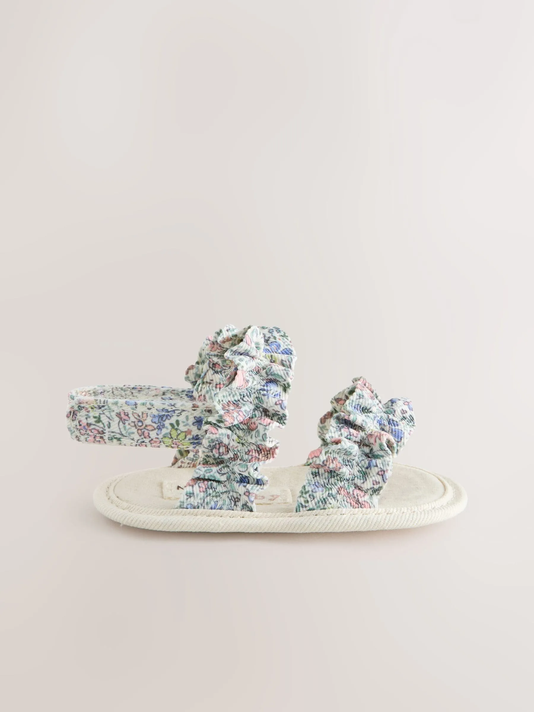 Multi Floral Baby Sandals (0-24mths)