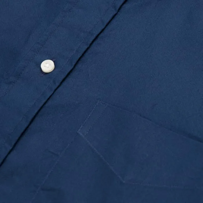 Navy Overdye Oxford - Old Fit