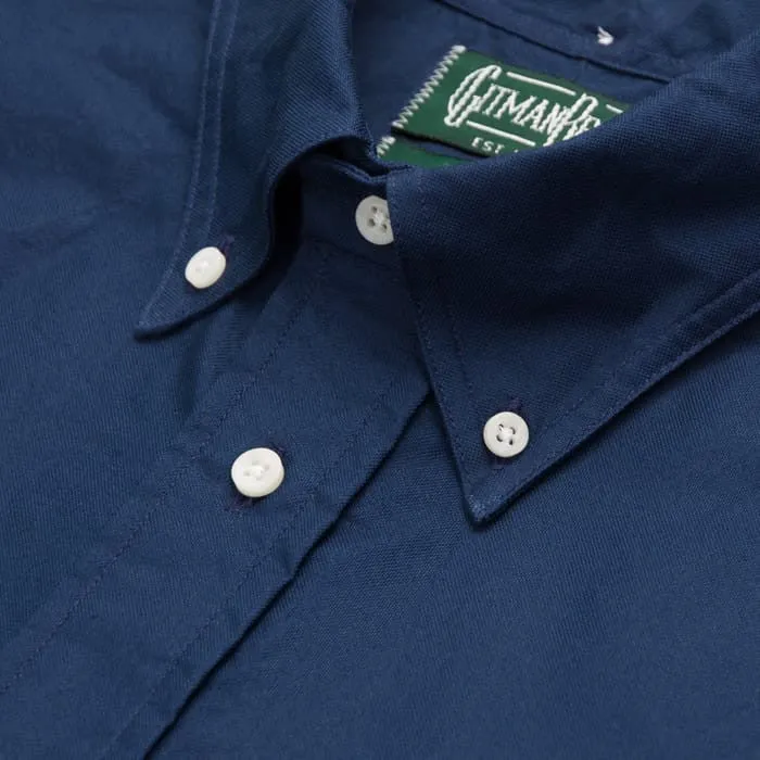 Navy Overdye Oxford - Old Fit