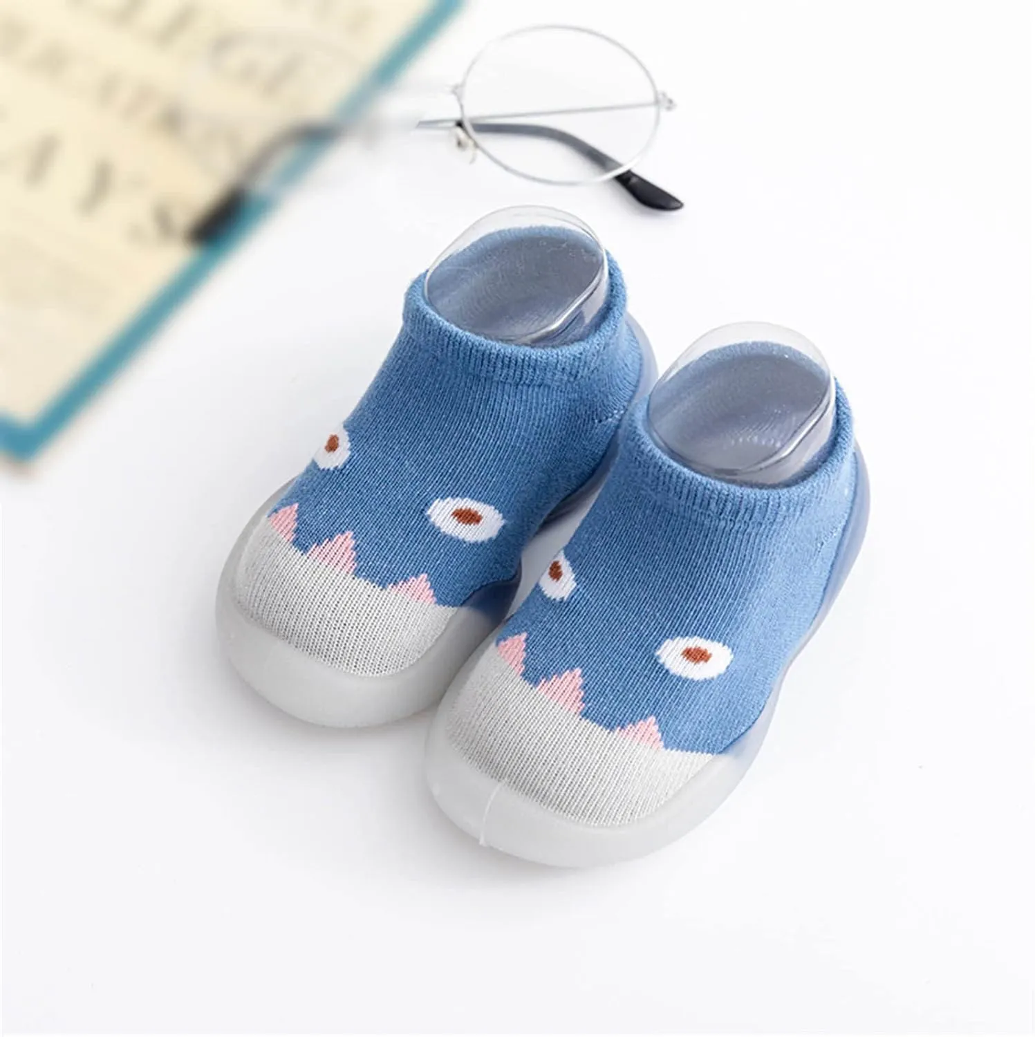 Newborn Shoes for Girls,Boys Girl Cartoon Socks Shoes Toddler Fleece WarmThe Floor Socks Non Slip Prewalker Boys Shoes