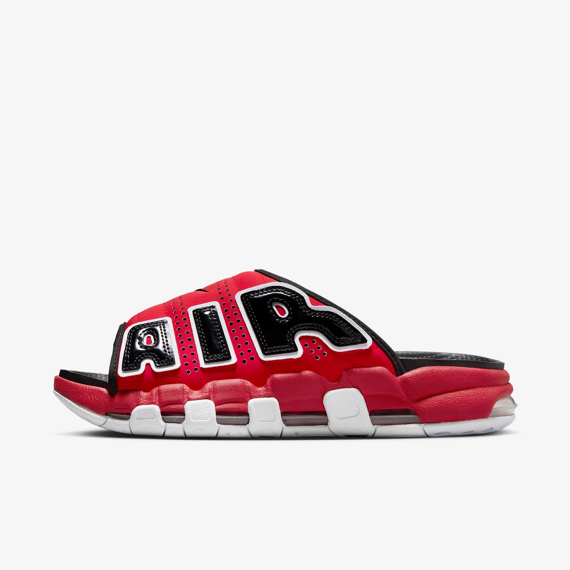 Nike Air More Uptempo Slides OG (University Red/Black)(FJ6036-600)