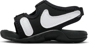 Nike Sunray Adjust 6 Baby/Toddler Slides (DR5709-002, BLACK/WHITE) Size 7