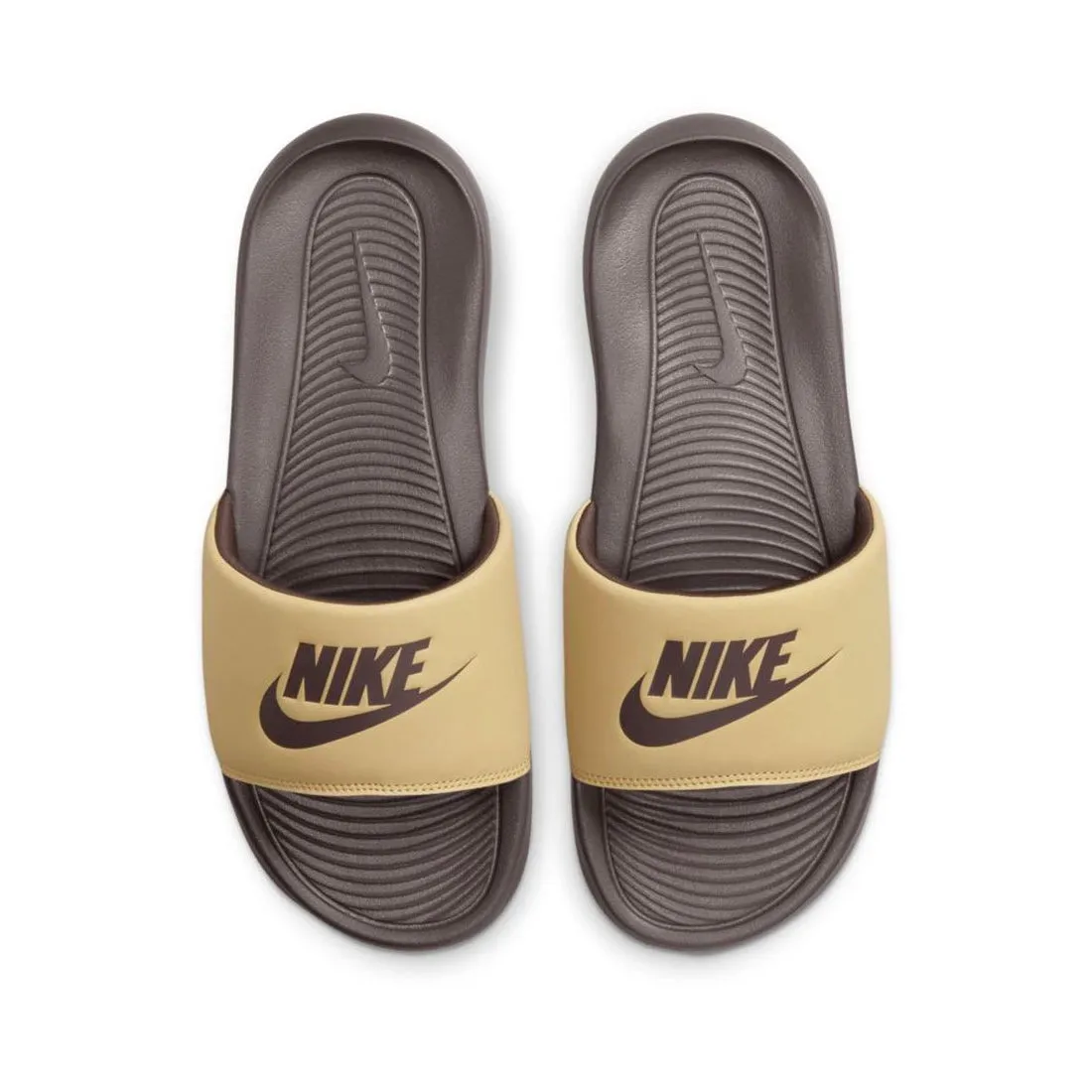 Nike Victori One Slides (Baroque Brown/Wheat Grass)(CN9675-701)