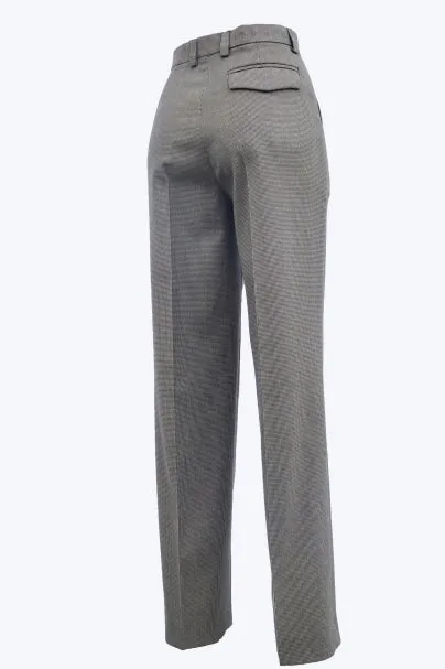 No12 gerade Hose mit Bügelfalt