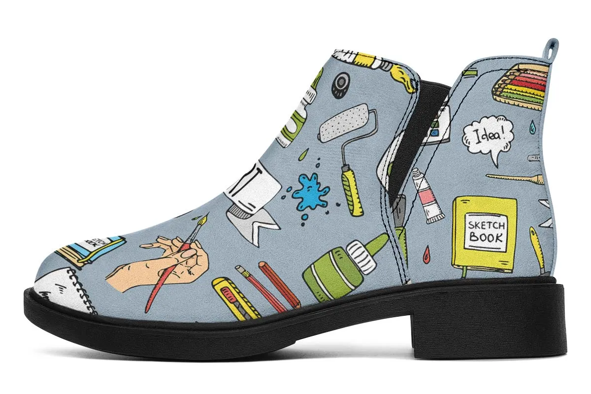 Painter Doodles Neat Vibe Boots
