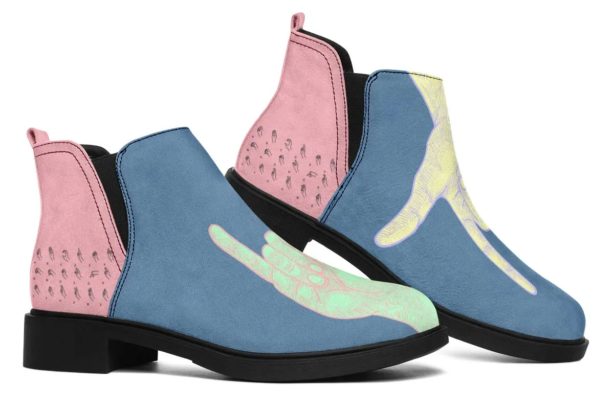 Pastel ASL Neat Vibe Boots