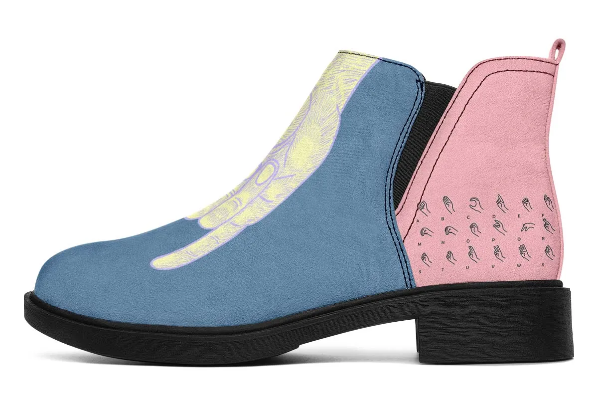 Pastel ASL Neat Vibe Boots