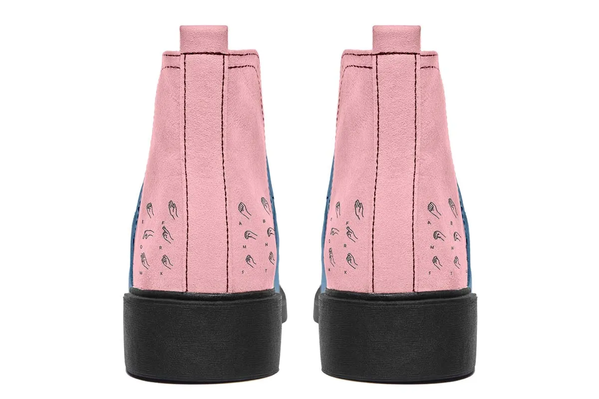 Pastel ASL Neat Vibe Boots