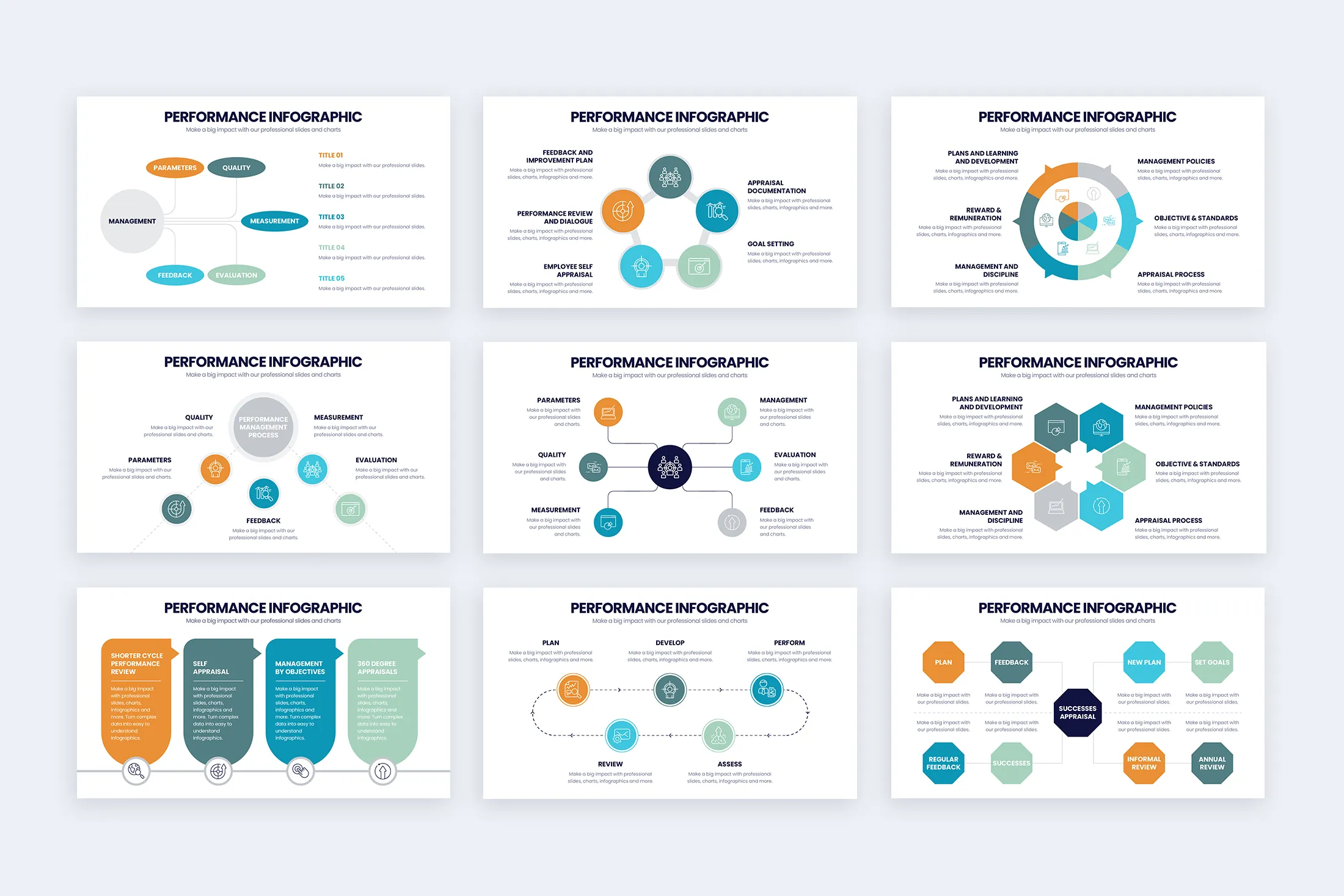 Performance Google Slides Infographic Template