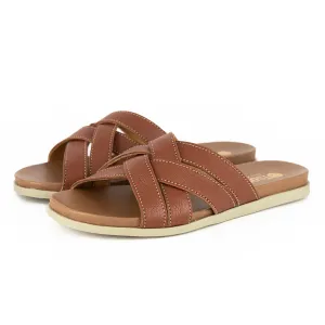 Phindiwe : Ladies Leather Sandal in Suede Cayak