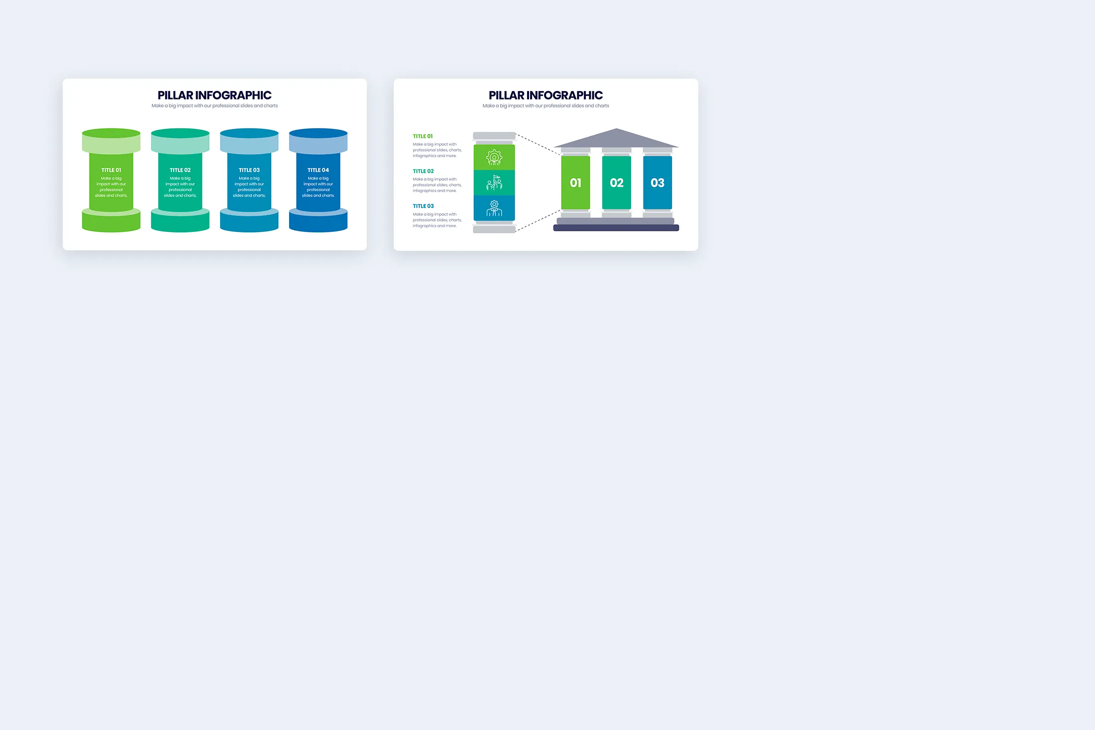 Pillar Powerpoint Infographic Template