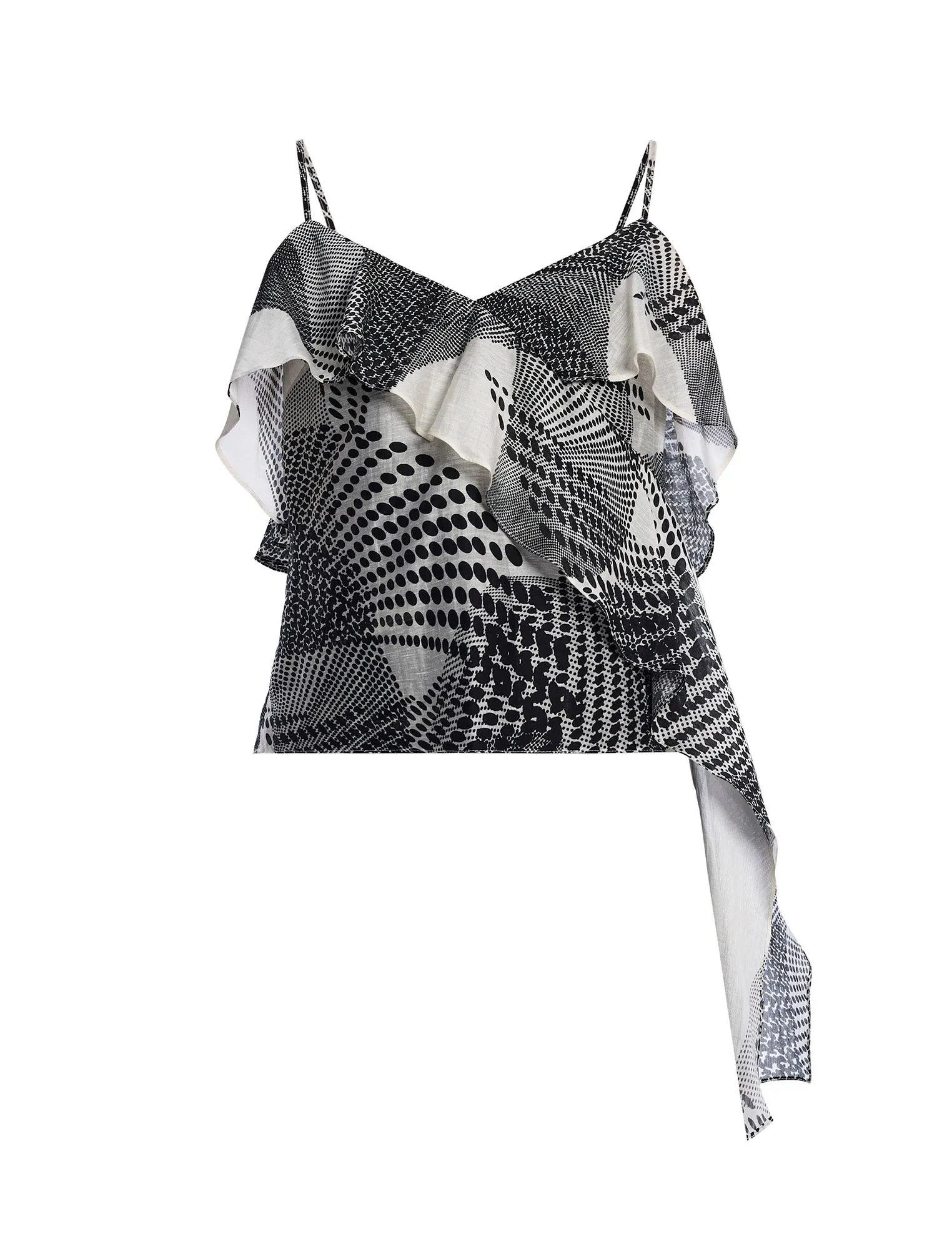 Printed Flounce Cami