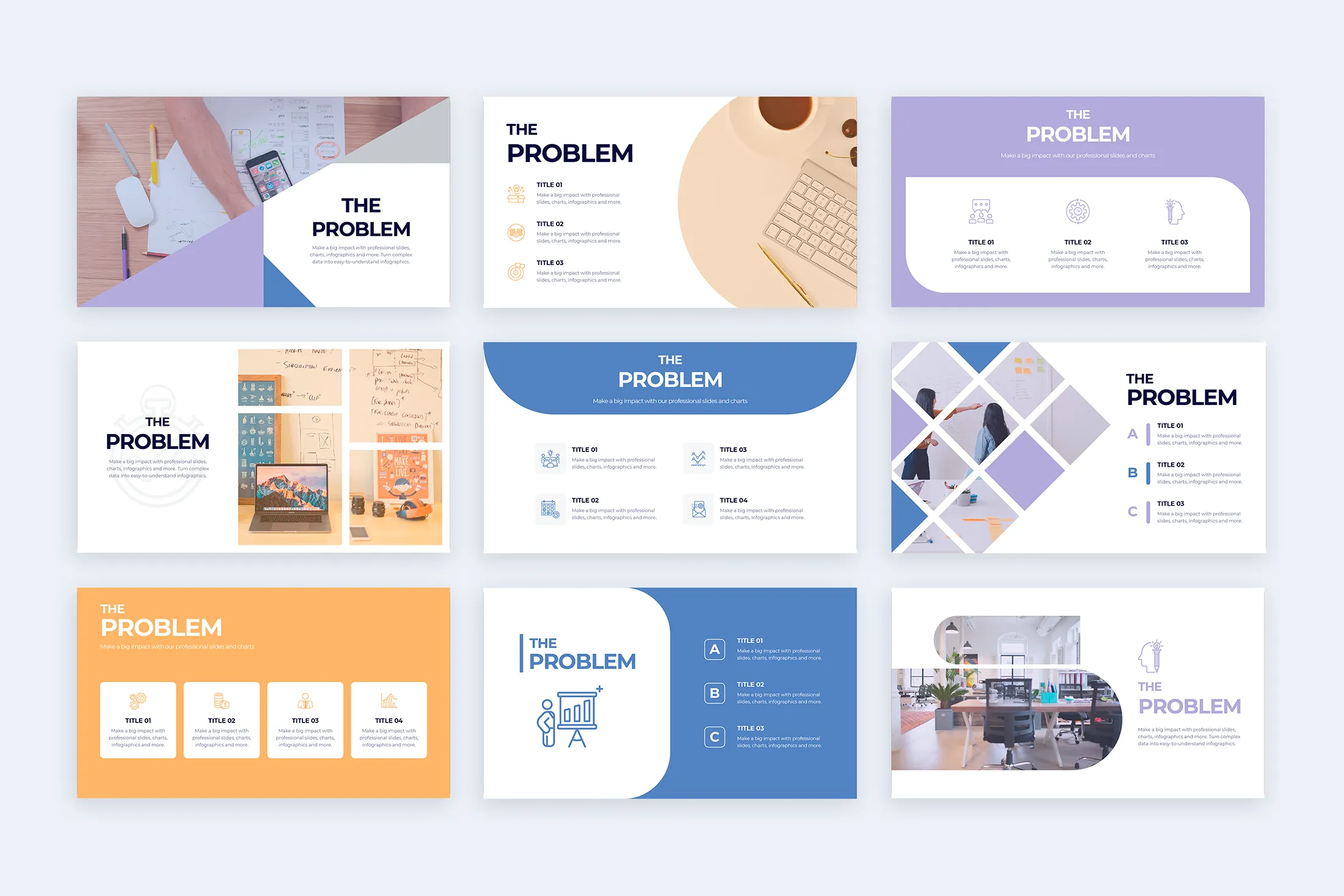 Problem Powerpoint Infographic Template