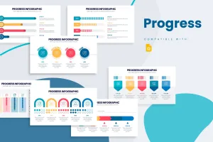 Progress Google Slides Infographic Template