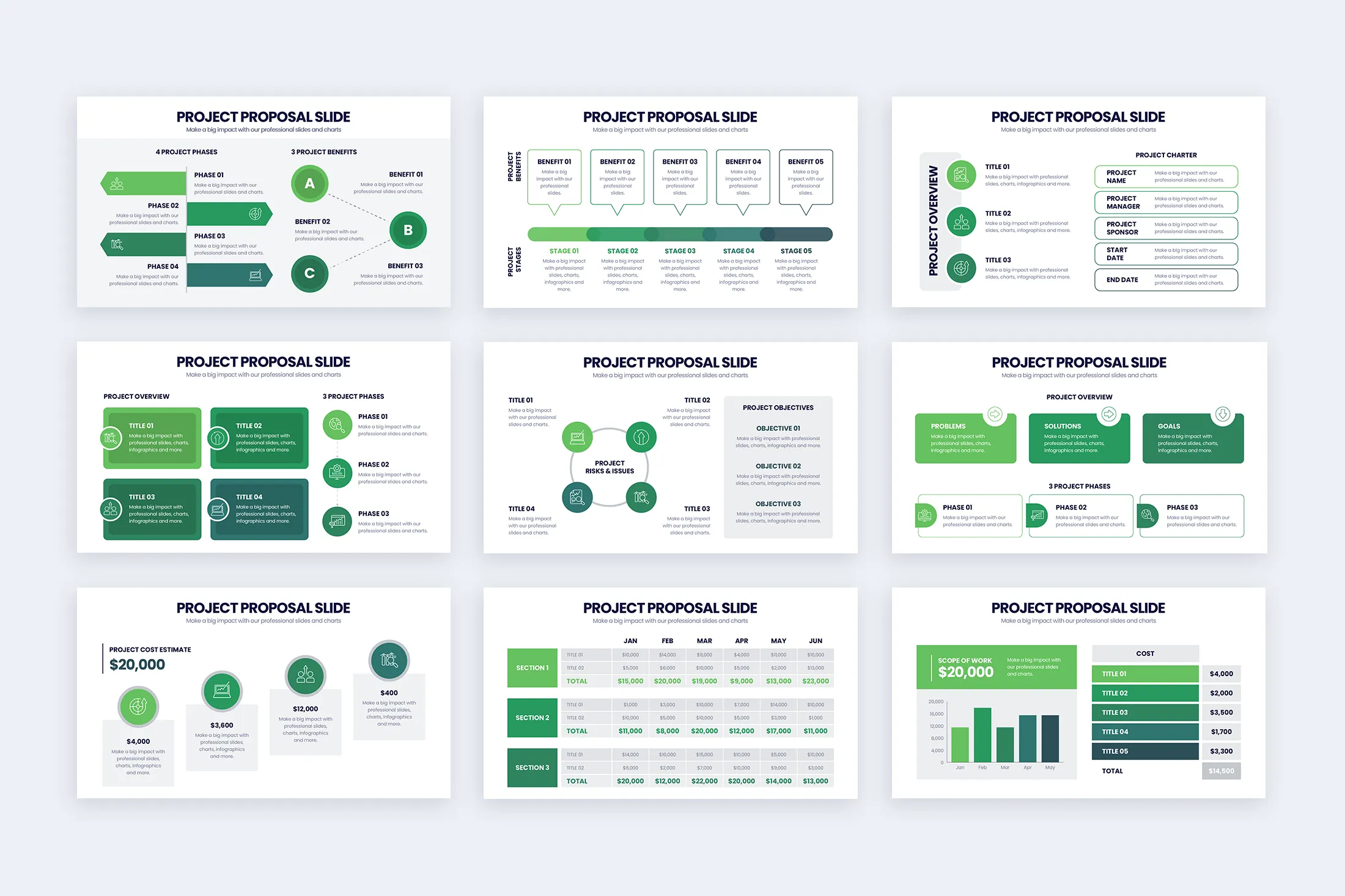 Project Proposal Keynote Infographic Template
