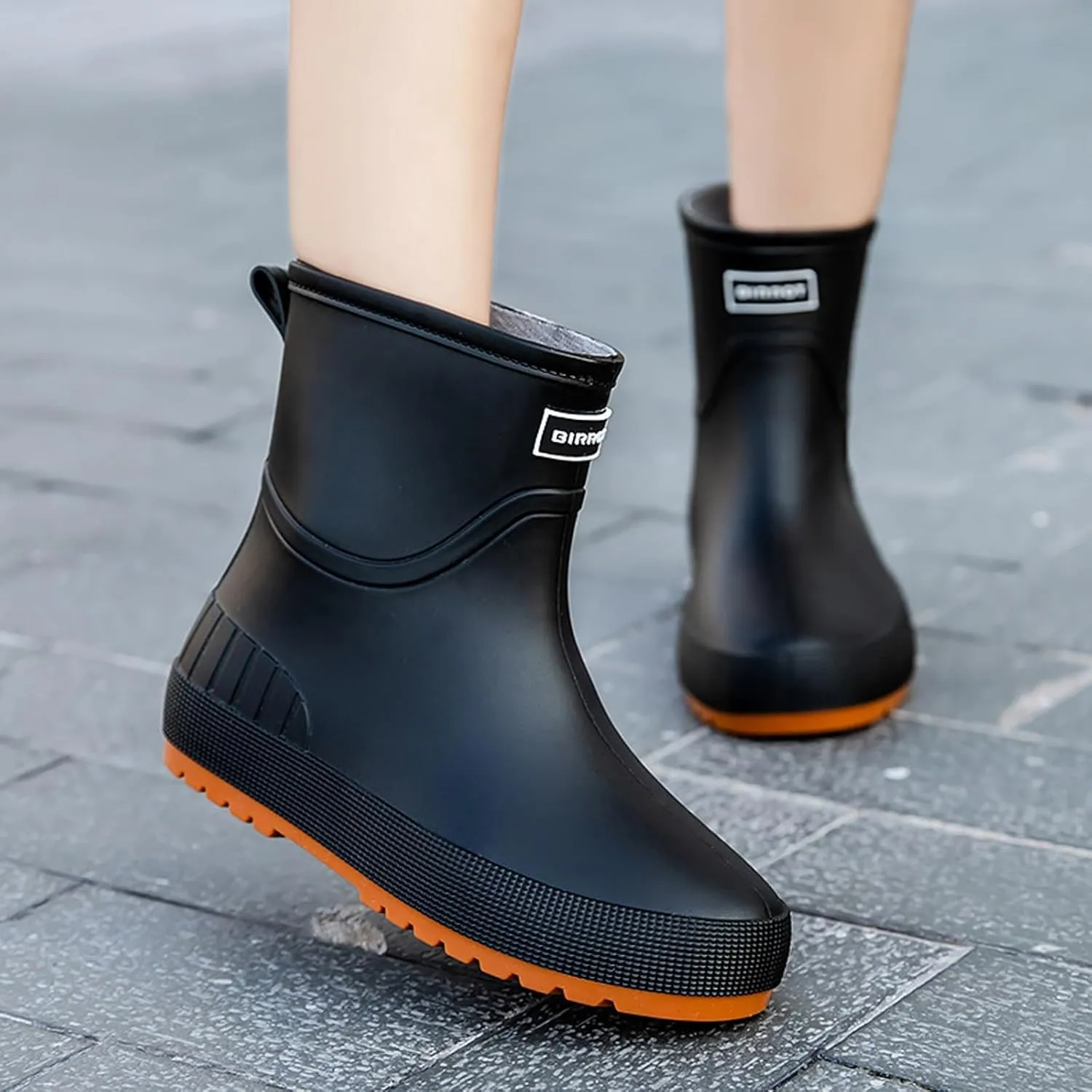Rain Boots for Women Waterproof Anti-Slipping Rain Boots Garden Shoes Outdoor Work Boot for Hunting Gardening Farming