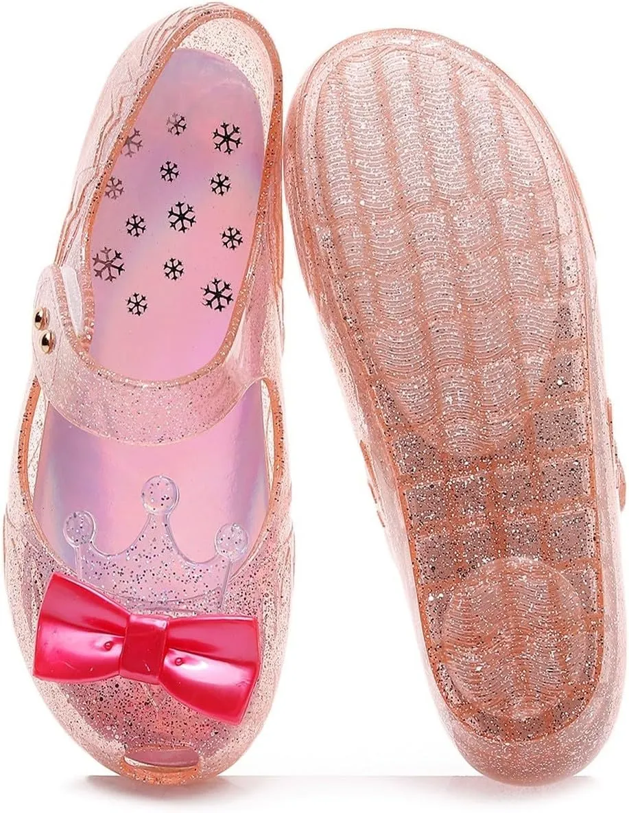 Sandals Shoe for Big Kid Summer Shoes Girls Sandals Jelly Mary Jane Dance Party Cosplay Shoes For Kids Toddler