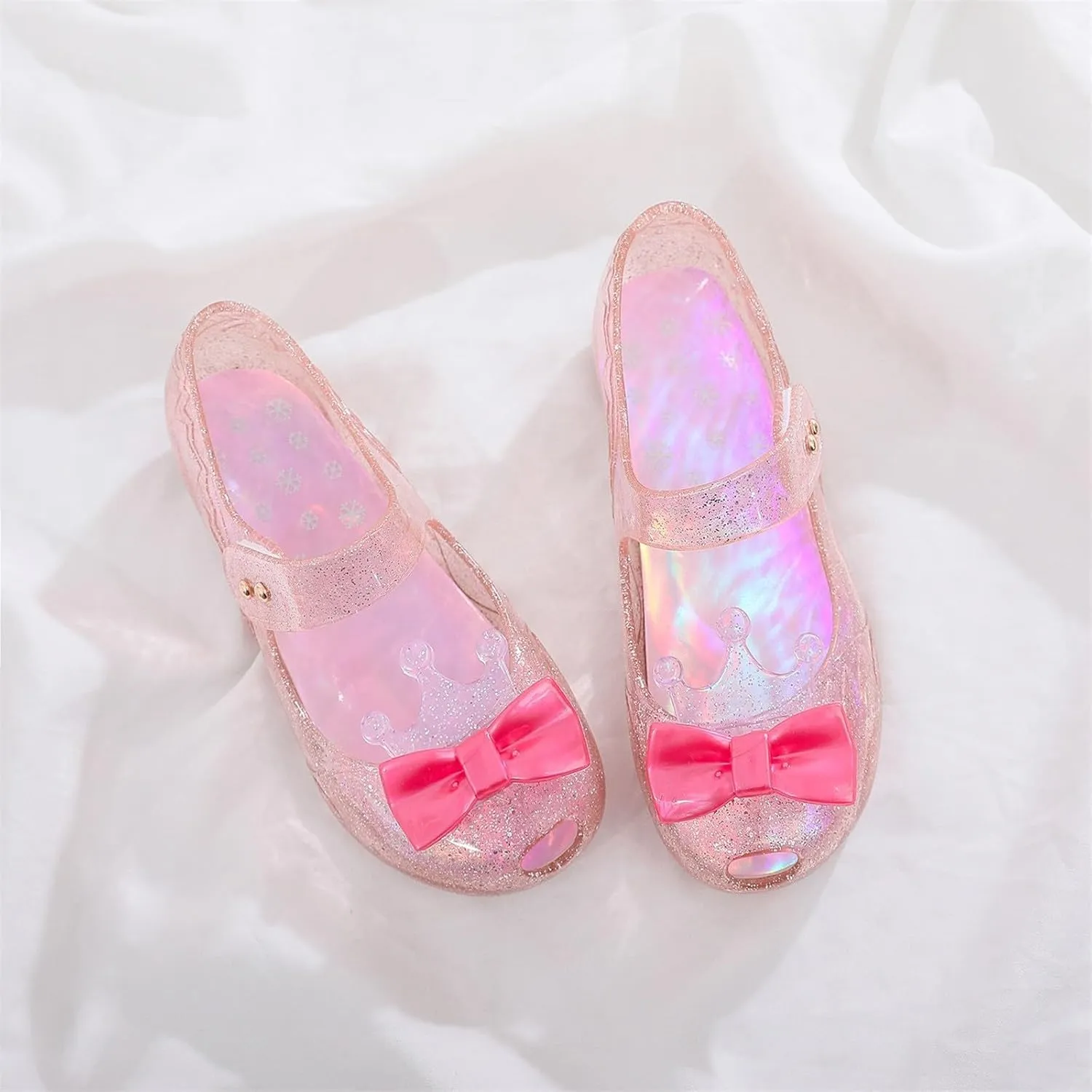 Sandals Shoe for Big Kid Summer Shoes Girls Sandals Jelly Mary Jane Dance Party Cosplay Shoes For Kids Toddler