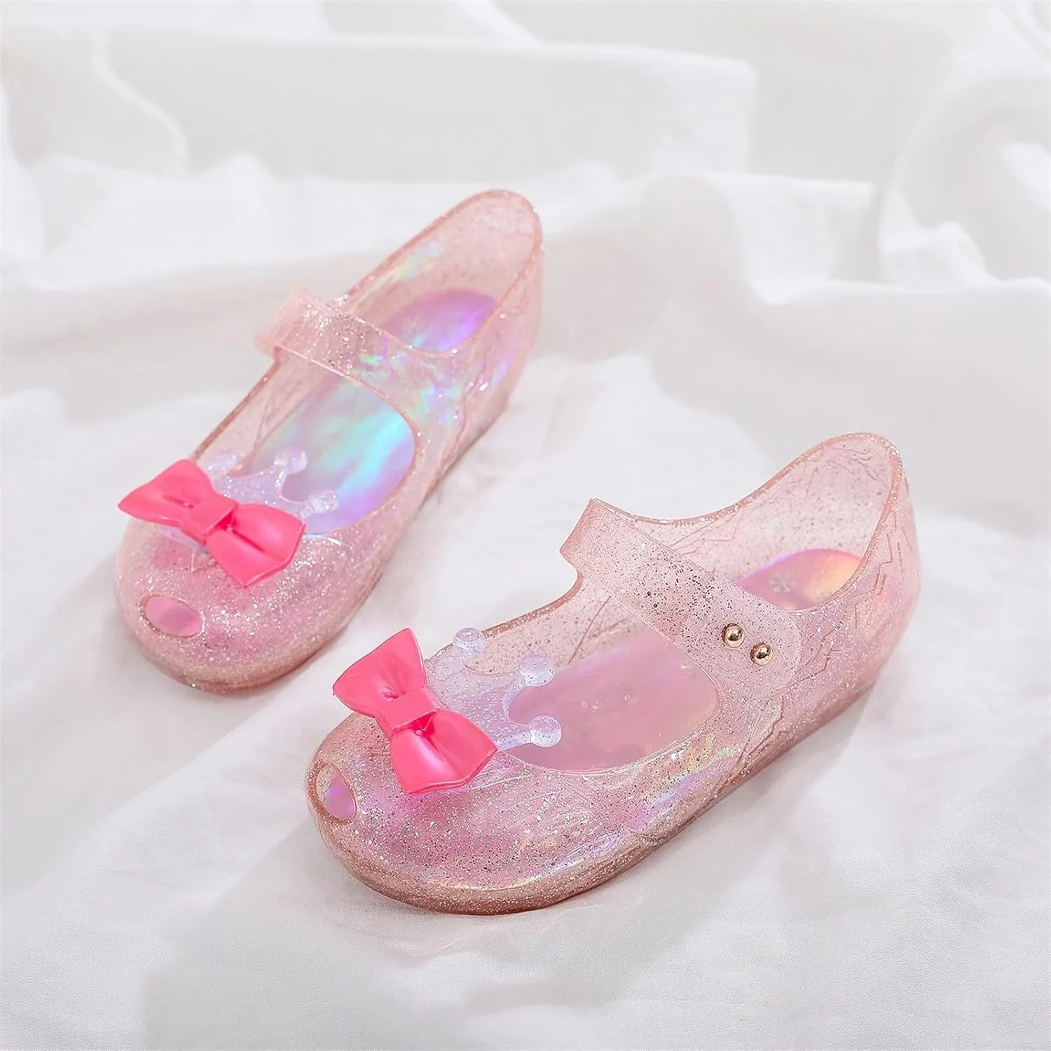 Sandals Shoe for Big Kid Summer Shoes Girls Sandals Jelly Mary Jane Dance Party Cosplay Shoes For Kids Toddler