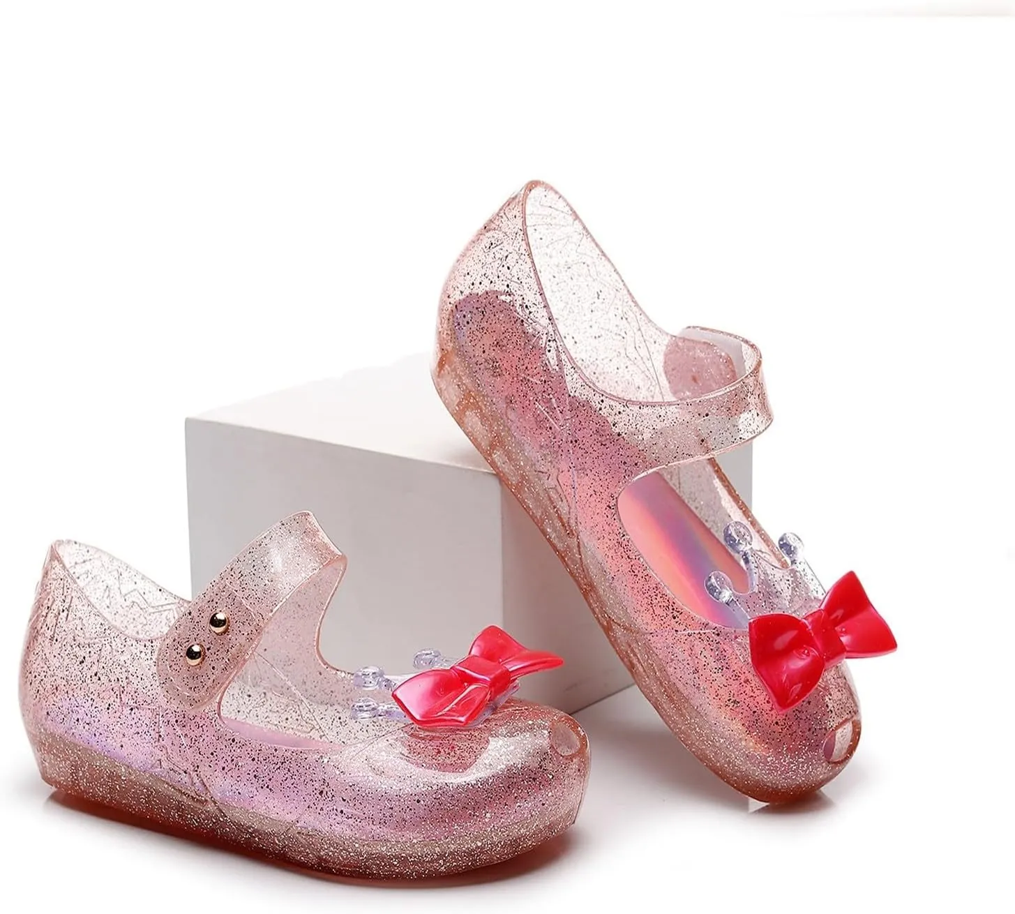 Sandals Shoe for Big Kid Summer Shoes Girls Sandals Jelly Mary Jane Dance Party Cosplay Shoes For Kids Toddler