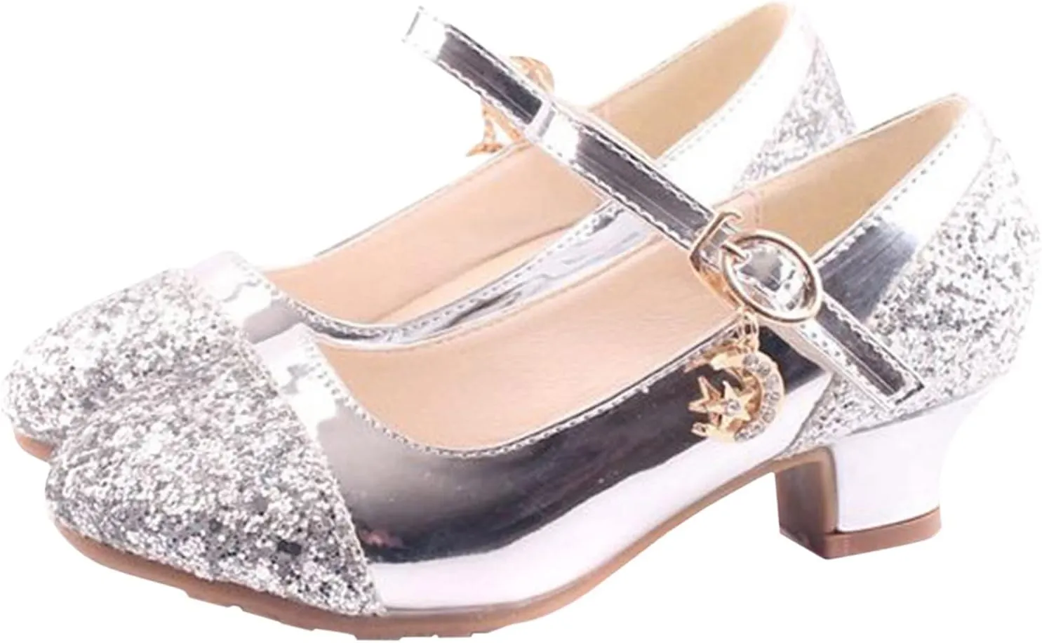 Sneaker Girls Size 12 Children Shoes High Heels Girls Princess Single Shoes Dress Shoes Performance Shoes Shoes Toddler
