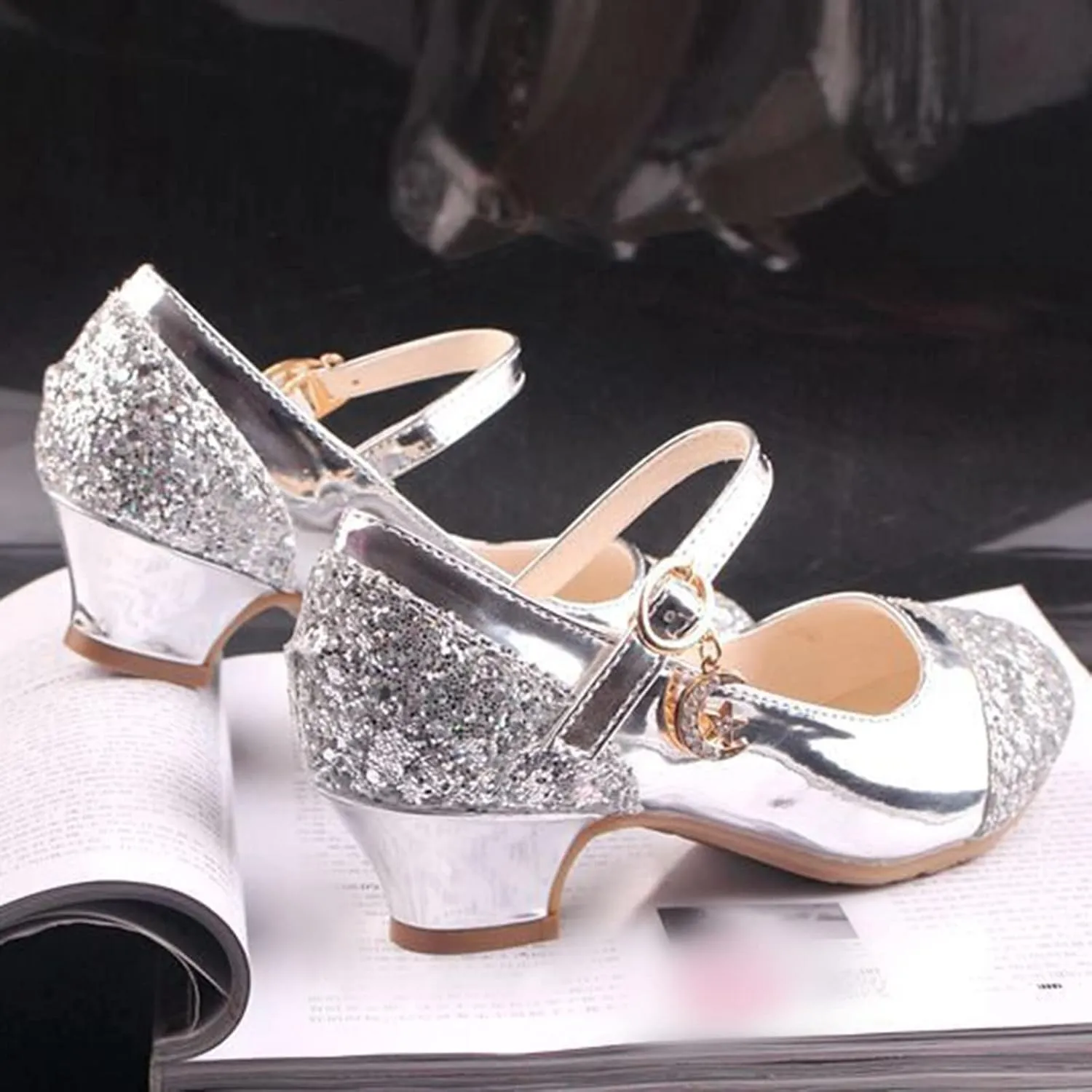 Sneaker Girls Size 12 Children Shoes High Heels Girls Princess Single Shoes Dress Shoes Performance Shoes Shoes Toddler