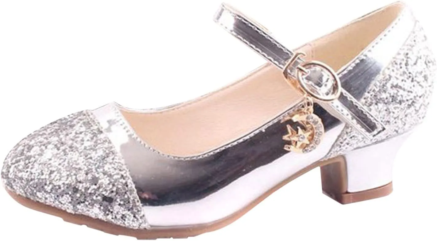 Sneaker Girls Size 12 Children Shoes High Heels Girls Princess Single Shoes Dress Shoes Performance Shoes Shoes Toddler