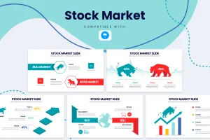 Stock Market Keynote Infographic Template