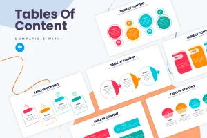 Table of Content Keynote Infographic Template