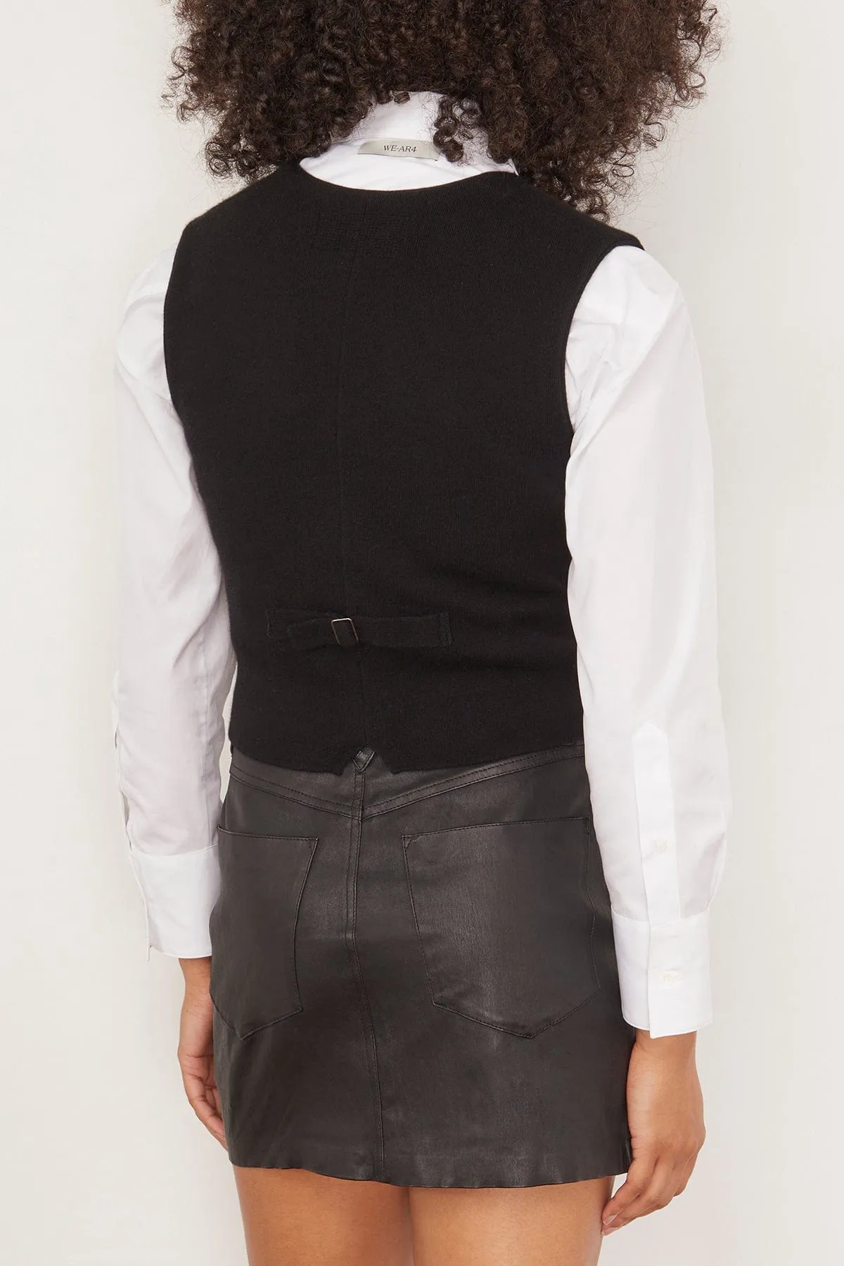 Tailored Vest in Black