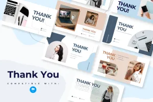 Thank You Keynote Infographic Template