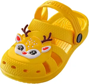 Toddler Boys Girls Cute Water Clogs Sandals for Kids Slip On Shoes Slipper Slides Summer Children Beach Pool Shoes