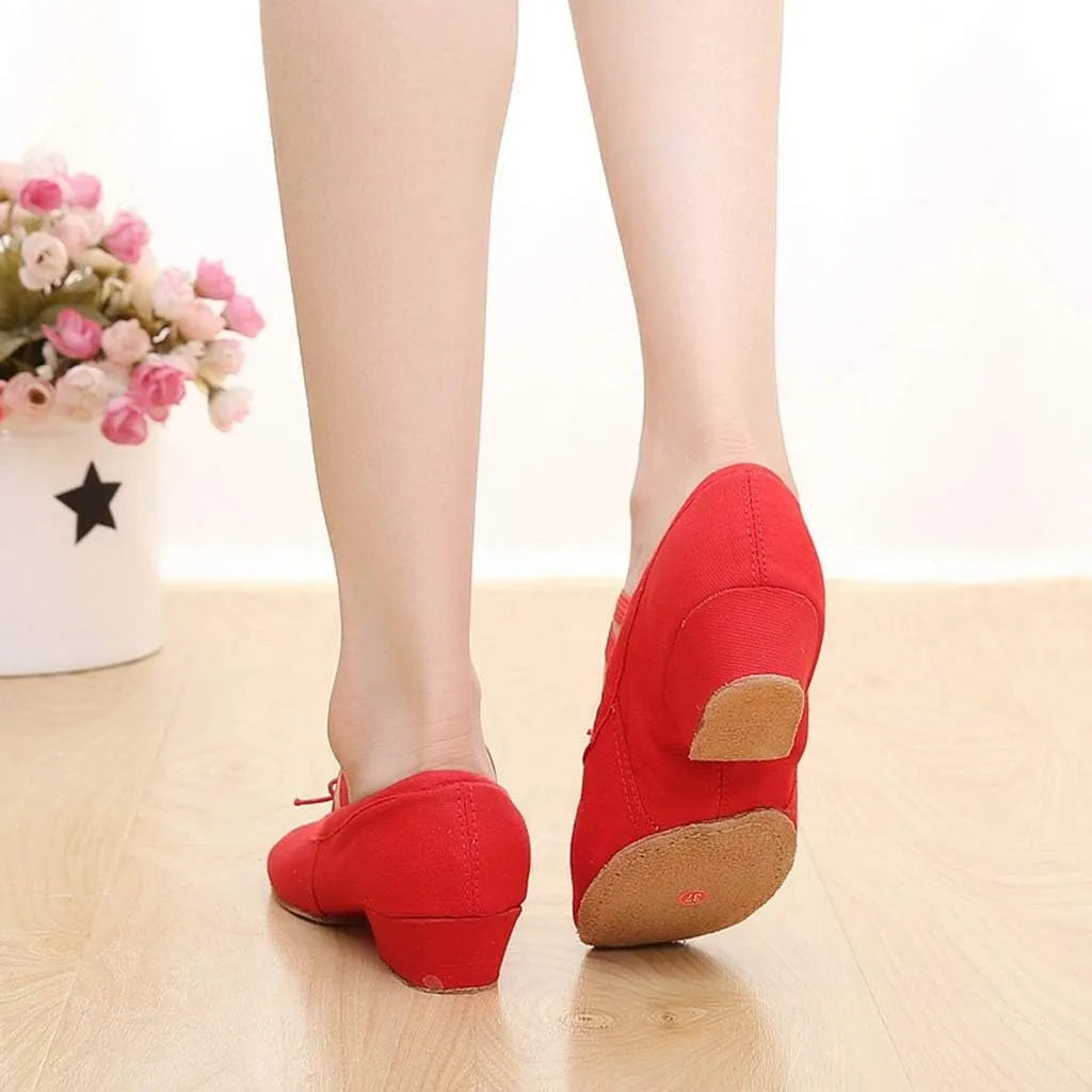 Women Ladies Dancing Prom Ballroom Latin Ballet Dance Singles Shoes Taupe Heels Women
