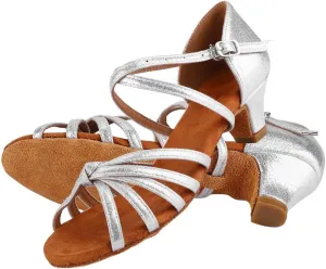 Women Latin Dance Shoes, Professional Ballroom Salsa Practice Performance Dancing Shoes, Women Ballet and Dance Shoes for Women Girl (32)