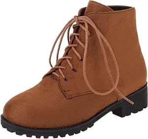 Women's Ankle Boots & Booties Comfortable Wide Width Booties Short Western Boots for Women Walking Shoes Women Fashion Round Toe Cut Out Chunky Stacked Heel Slip on