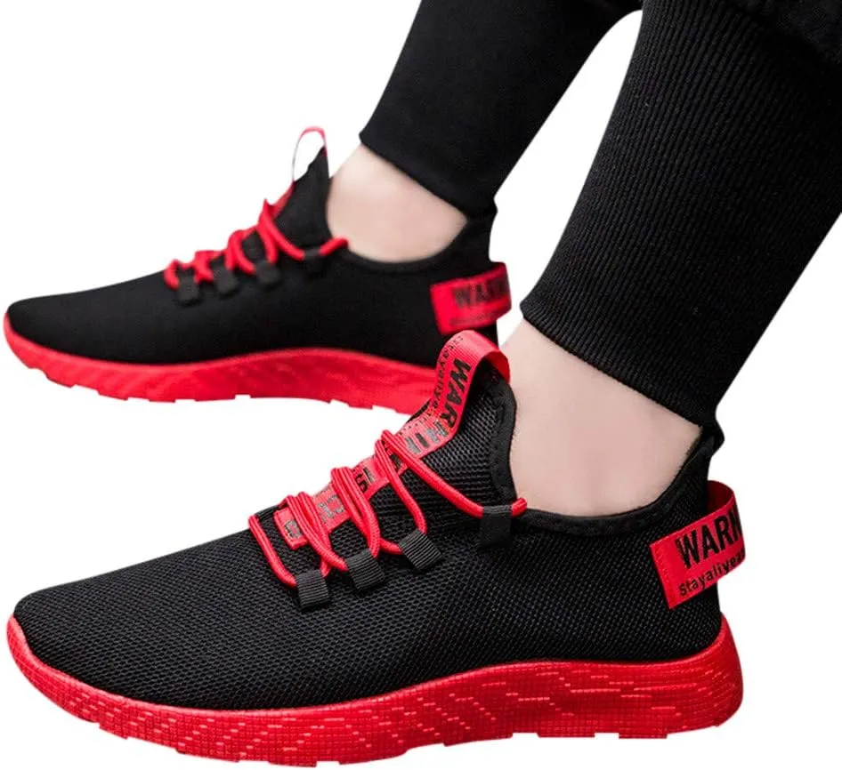 Women's Fashion Sneaker Non Slip Breathable Lightweight Comfortable Lace Up Womens Running Shoes Arch Support Loafers Women White Shoes for Women Sneakers