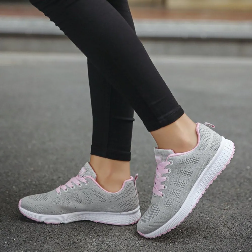 Women's Lace Up Road Running Shoes Wide Athletic Tennis Tennis Shoes Men Sport Casual Slip On Shoes Waterproof Sneakers Platform Tennis Shoe Cross Trainer Shoe