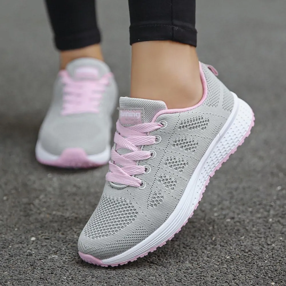 Women's Lace Up Road Running Shoes Wide Athletic Tennis Tennis Shoes Men Sport Casual Slip On Shoes Waterproof Sneakers Platform Tennis Shoe Cross Trainer Shoe