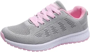 Women's Lace Up Road Running Shoes Wide Athletic Tennis Tennis Shoes Men Sport Casual Slip On Shoes Waterproof Sneakers Platform Tennis Shoe Cross Trainer Shoe